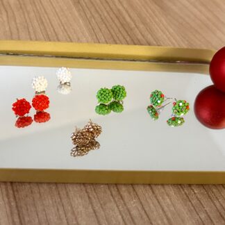 Mini Dots korálkové náušnice – sada 5 párů Miyuki Art Evelles