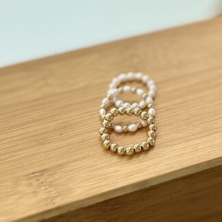 Set tří minimalistických prstenů Eterna | Art Evelles